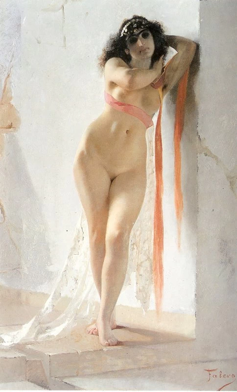 Donna orientale nuda